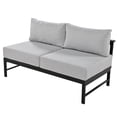 thumbnail image 5 of Miekor U-shaped multi-person outdoor sofa set, suitable for gardens, backyards, and balconies BC2A1595, 5 of 9