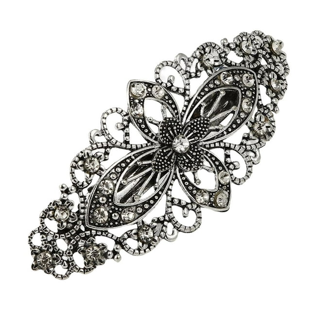 Pasador de pelo Yuyangstore estilo vintage con flores para mujeres