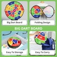 thumbnail image 4 of WYZCTTD 29" Large Dart Board for Kids with 20 Velcro Sticky Balls, Indoor & Outdoor Sport Fun Party, 4 of 8