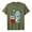 Z123-Army Green, variant on YUEHUA Kids' Palm Tree Embroidered Crew Neck T-Shirt, Boys' Casual Short Sleeve Tee, Simple Tropical Graphic Top for Summer Vacation & Everyday Wear