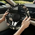thumbnail image 5 of Yuyamidu Skull Steering Wheel Cover for Car Sedan Winter Steering Wheel Case Warm Steering Wheel Accessories Women Men Auto Steering Wheel Decorations, 5 of 7