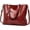 Red, variant on CoCopeaunts Faux Leather Tote Bag for Women Large Capacity Handbag Top Handle Satchel Fashion Shoulder Bag Crossbody Bag Purse