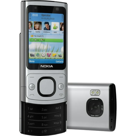 Nokia 6700 slide 60 MB Smartphone, 2.2" LCD240 x 320, 128 MB RAM, Symbian OS 9.3, Silver