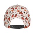 thumbnail image 3 of Kdxio Unisex Autumn Brown Butterfly Pattern Baseball Cap Unisex Washed Classic Adjustable Hat, 3 of 5