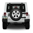 thumbnail image 4 of iPick Image for Jeep Willys Star Logo Black Real 3K Carbon Fiber Finish ABS Plastic License Plate Frame, Official Licensed, 4 of 8