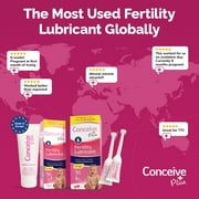 Conceive Plus Fertility Lubricant, Fertility Personal Lubricant Formula for Couples Trying to Conceive, Multi-Use Tube 2.5 fl.oz.