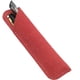 thumbnail image 1 of Estuche para bolígrafo doble de cuero hecho a mano vintage, estuche para pluma estilográfica con flor tallada de piel de vaca (marrón) rojo, 1 of 6
