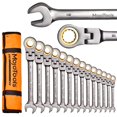 thumbnail image 1 of Juego de llaves MoJoTools de 23 piezas, cabeza flexible, métricas de 8 a 24 mm, 1 of 9