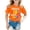 Orange, variant on Letdown 100 Days of School Unisex Kids 100th Day of School Kids T-Shirt Shorts Sleeve Tee Baggy Soft Tops (Black,3-4 Years)