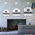 thumbnail image 2 of No Honking 14" X 14" Sign | Indoor/Outdoor Plastic | SignMission Designer Car Driving Traffic Honk Parking Novelty Gift Funny Joke Gag Road Garage, 2 of 4