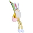 thumbnail image 3 of Dwarf Doll Cloth Rabbit Elf Gnome Doll Ornaments Long Legs Living Room Table DecorationYellow, 3 of 16