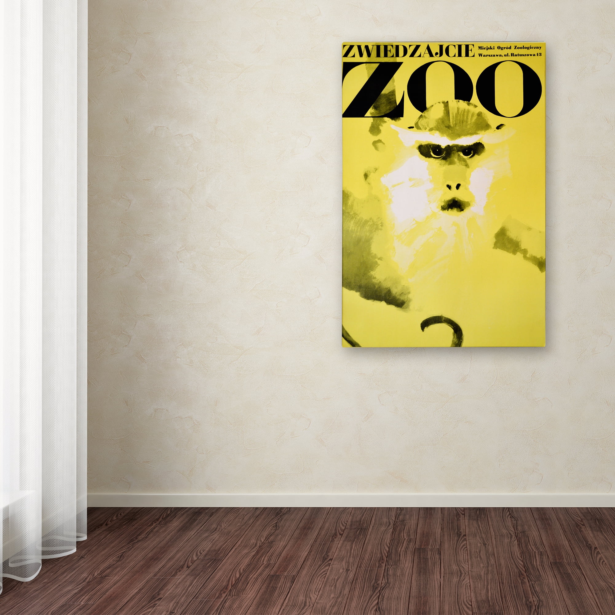 Vintage Apple Collection 'Monkey-Zoo' Canvas Art