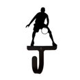 thumbnail image 1 of Village Wrought Iron WH-179-S Basketball Player Wall Hook Small - Black, 1 of 2