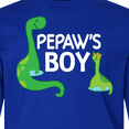 thumbnail image 4 of Inktastic Pepaw's Boy Grandson Long Sleeve Youth T-Shirt, 4 of 5