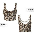 thumbnail image 4 of Yiaed Vector Butterflies Print Ladies Waistcoat Women Sports Vest Vest Sports Women Sports Top Yoga Vest for women-X-Large, 4 of 8