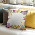thumbnail image 3 of FCXZI Home Decor Throw Pillow Cover Floral Design Linen Case 20x20in, 3 of 5