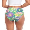 thumbnail image 4 of Women's Underwear Impressions Of Flowers Hipster Panties Underwear for women, XX-Large, 4 of 9