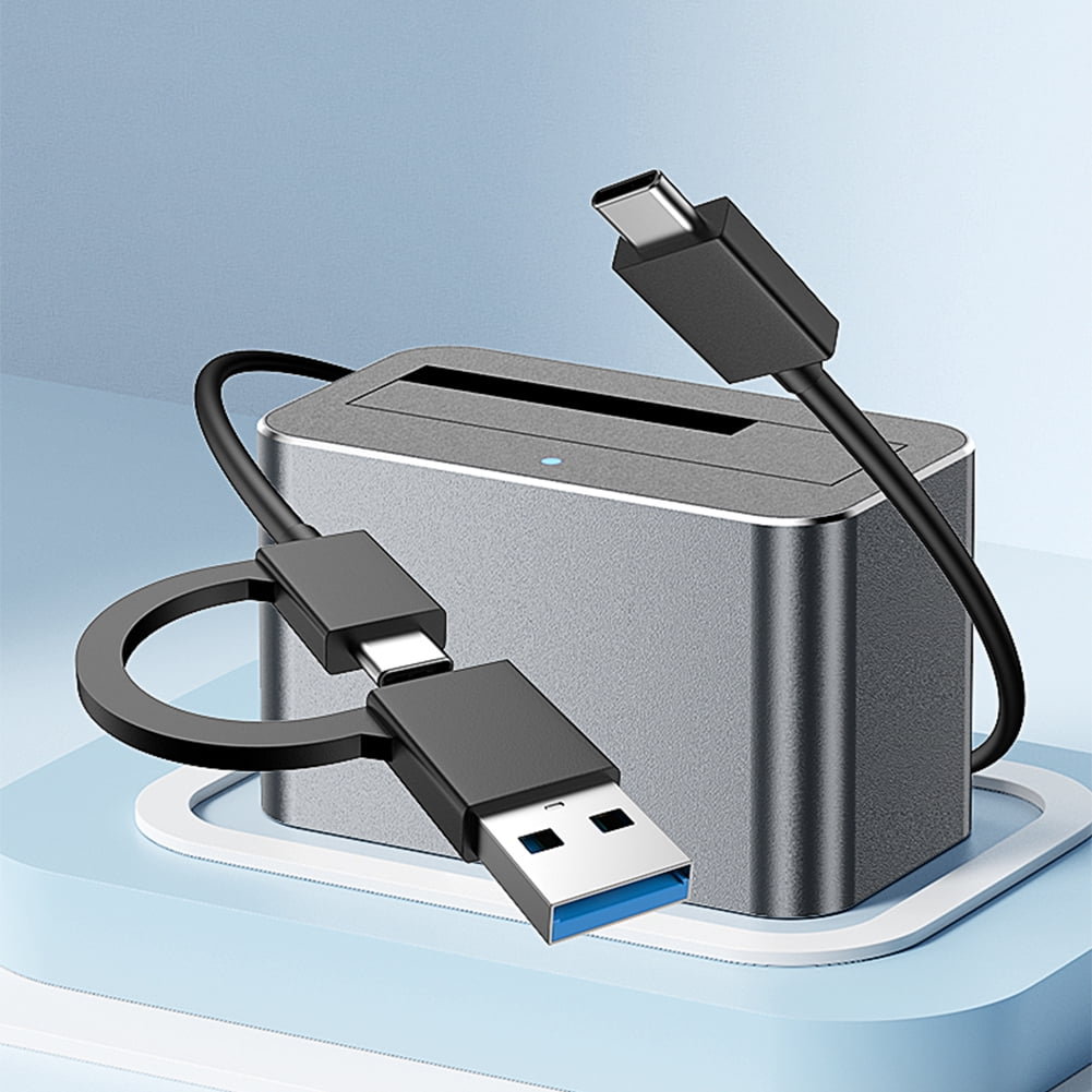 Yibooy Hard Drive Dock SAS/SATA Hard Drive Enclosure for 2.5/3.5 Inch SATA/SAS HDD SSD