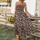 thumbnail image 1 of Vestido estampado de tirantes sin mangas de playa casual de verano para mujer Pompotops qyievc1769, 1 of 9
