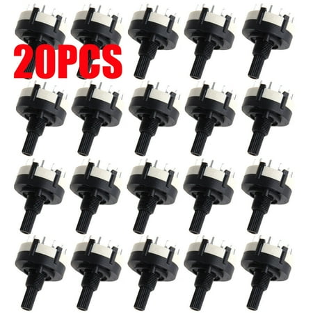 

10/20x AC 125V RS26 1 Pole Position 12 Switch Band Rotary Channel Thread Plastic