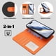 thumbnail image 5 of Para iPhone 15 Pro Max RFID Bolso Protector con Bloqueo 2 en 1 Funda Tipo Billetera Bicolor Desmontable Funda con Tapa Magnética Bolsillo con Múltiples Ranuras para Tarjetas, 5 of 7