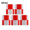thumbnail image 1 of VERDANVERSE 4 Rolls Reflective Safety Strip Red PVC for Fences and Mailboxes Transportation, 1 of 5