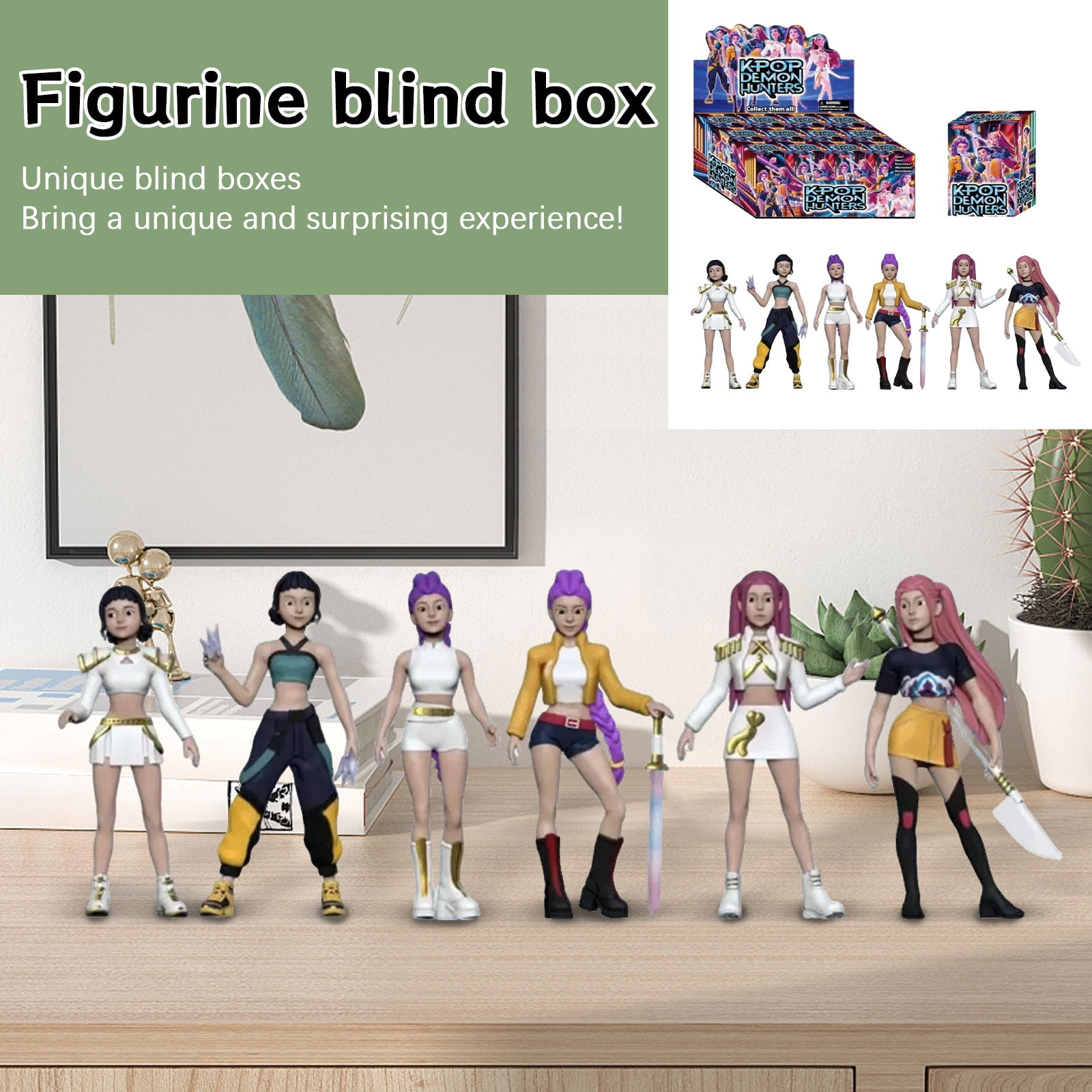 Kpop Demon Hunters Merch Action Figures Mystery Blind Box Mystery Box （12Pack）