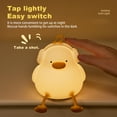 thumbnail image 6 of Joernso LED Duck Night Light Nursery Lamp Dimmable Rechargeable Soft Silicone Touch Control Bedside Lamp Bedroom Decoration, 6 of 7