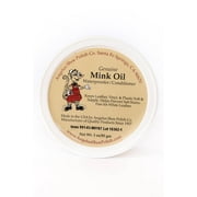 Angelus Brand Genuine Mink Oil Paste Leather Conditioner / Waterproofer 3oz Jar