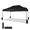 Black, variant on Dateyes 10x20FT Pop Up Canopy, Outdoor Canopy Tent with Carry Bag, Easy Setup Portable Instant Canopy with 4 Sandbags and 12 Stakes for Outdoor Events, Commercial, Beach, Backyard, Lawn, White