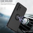 thumbnail image 4 of Liquid Silicone Magnetic Bracket Ring Soft Phone Case For Samsung A54 A53 A52 A51 A71 A34 A32 A22 A73 S23 Ultra Plus S21FE Cover, 4 of 5