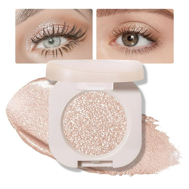 Sombra de ojos FeiCuiYun Monochrome Glitter Marrón Claro (11) Vegan