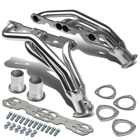For 1988 to 1997 Chevy / GMC C / K Serise High -Performance 2 -PC Stainless Steel Exhaust Header Kit 89 90 91 92 93 94 95 (Best Headers For Ep3)