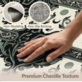 thumbnail image 6 of ODIKA 9'x12' Washable Area Rug Halloween Mystical Sage Mushroom Curling Vine Artifact Witchy for Master Suite, California King, Under Bed, Non-Shedding, Easy Care, 6 of 7