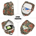 thumbnail image 5 of FORMRS Mini Backpack Purse for Women Quilted Travel Daypack Casual Shoulder Bag, Christmas Holly Bows, 5 of 7