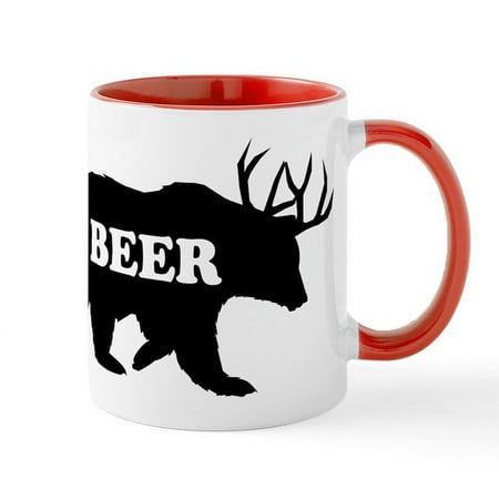 

CafePress - Beer Bear - 11 oz Ceramic Mug - Novelty Coffee Tea Cup