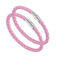 thumbnail image 6 of 1x Couple Cuff Bracelet Set, Couple Cuff Bracelet Set, Braide。 Magnetic, 6 of 9