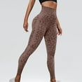 thumbnail image 5 of Wycnly Womens Yoga Pants Womens Yoga Leggings Sexy Leopard Print Slim Stretchy Workout Sports Pants Fashion High Waist Lightweight Fitness Gym Legging Pants Fall, 5 of 7