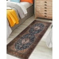 thumbnail image 2 of Keen Home Design Machine Washable Area Rugs with Non-slip Backing, Ideal for Hallway, Living Room, Bedroom, Kitchen and Laundry Room, Vintage Moroccan and Low Pile Rug - ( 2'6'' x 10'), 2 of 9
