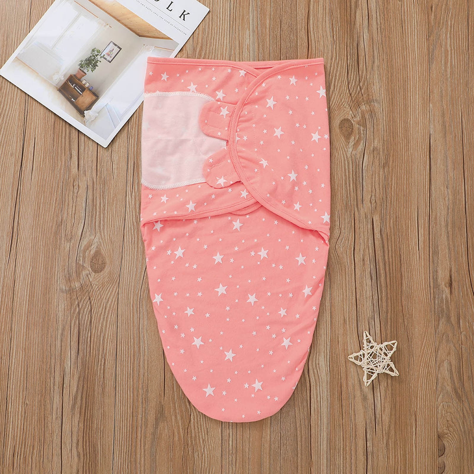 AURIGATE Swaddle Blankets 06 Months, Adjustable & Large Infant Swaddle Sack, Organic Baby