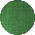 thumbnail image 1 of Ahgly Company Indoor Round Oriental Emerald Green Industrial Area Rugs, 3' Round, 1 of 4