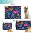 thumbnail image 2 of Washable Pet Pee Pads with Super Absorbent Reusable Training Pads for Dogs & Cats Cartoon Smiling Faces, 2 of 6