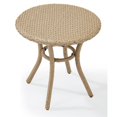 thumbnail image 4 of Crosley Palm Harbor Outdoor Wicker Round End Table in Light Brown, 4 of 5