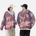 thumbnail image 4 of Balery Pink Lotus Buddha Sudadera ligera de manga larga con capucha y protección solar UPF 50+ para hombre y mujer, ideal para pesca y running-Medium, 4 of 7