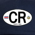 thumbnail image 2 of CafePress - Costa Rica Euro Oval Cap - Adjustable 100% Brushed Unisex Casual Cotton Baseball Cap, Beige, 1, 2 of 2