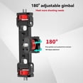 thumbnail image 5 of Adaptador de Trípode para Teléfono Triple con Cabezal Inclinable de 180 Grados para Vlogs y Transmisión en , Compatible con Cámara, Luz y Micrófono., 5 of 5