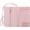 Pink, variant on Travel Jewellery Organizer Roll Velvet Jewelry Storage Foldable Jewellery Bag Large Capacity Jewelry Pouch For Necklace Bracelet Earrings Ring