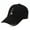 Five-pointed star-Black, variant on Fashion Baseball Cap Punk Hip Hop Baseball Cap Adjustable Baseball Cap Without Makeup Travel for Sun Adjustable