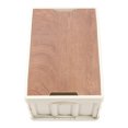 thumbnail image 3 of Caja de almacenamiento para automóvil, organizador de almacenamiento blanco, caja de almacenamiento de plástico plegable de gran capacidad de 30 l con tapa para el hogar y el automóvil, 3 of 15