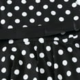 thumbnail image 4 of IBTOM CASTLE Girls 50s Vintage Polka Dot Flower Swing Rockabilly Prom Party Tea Dress Kids Audrey Wedding Formal Cocktail Evening Gown 7-8 Years Cap-Black, 4 of 8